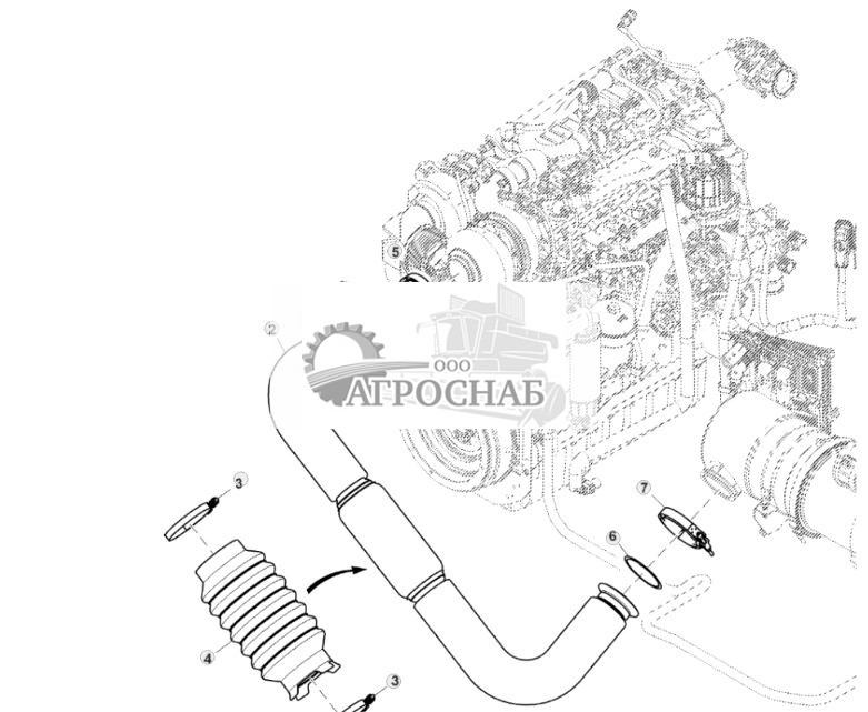 Выхлопная труба, контроллер окисления дизельного топлива - ST826831 1087.jpg